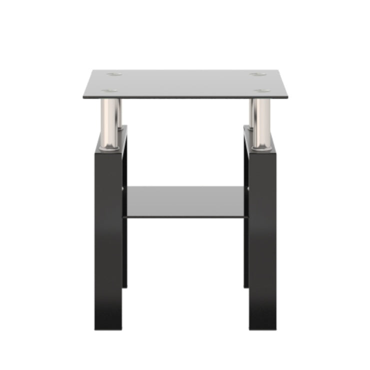 Modern Square Glass 1-Piece Coffee Table