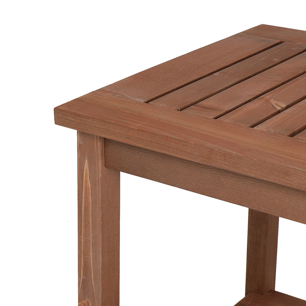 Solid Wood Square Patio Table