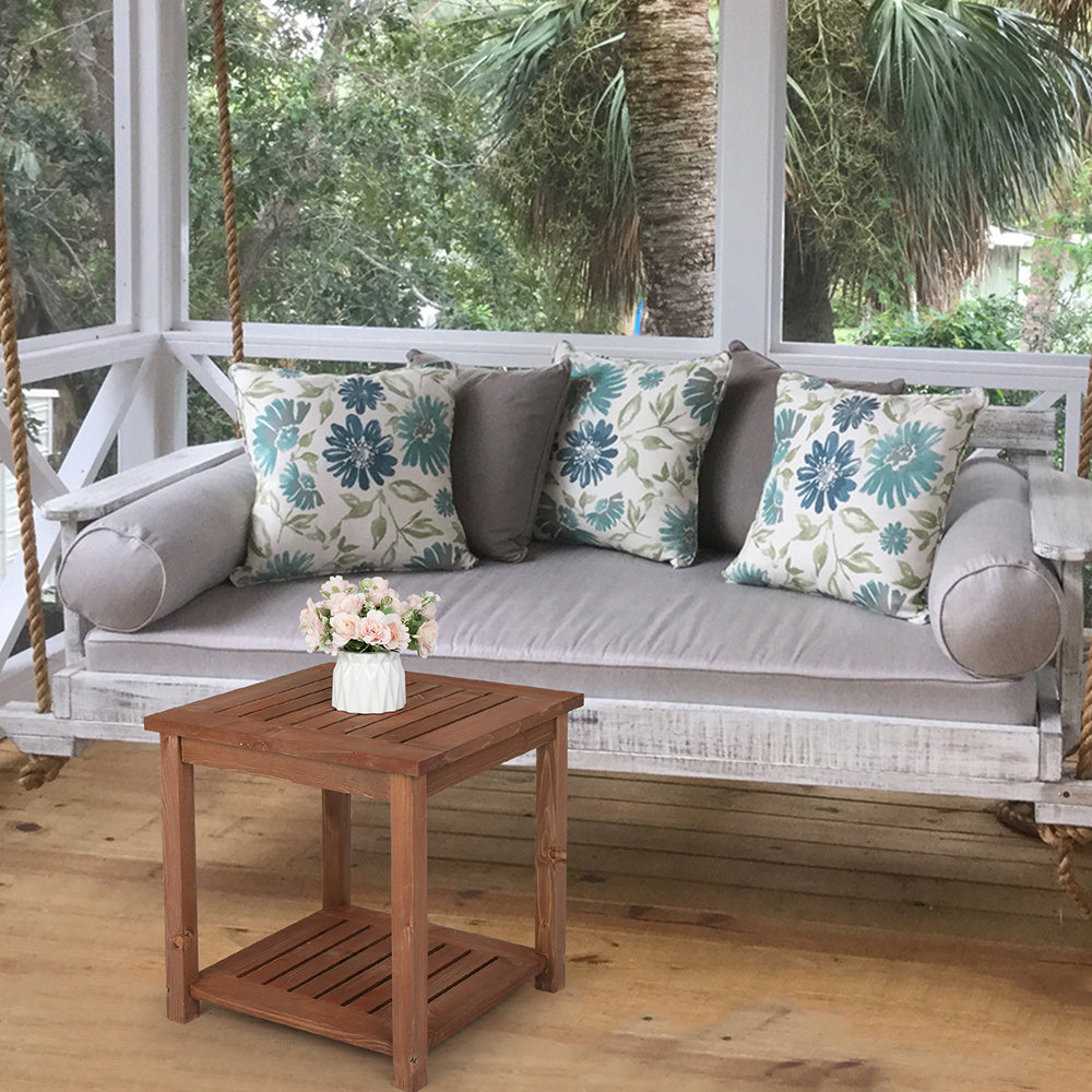 Solid Wood Square Patio Table