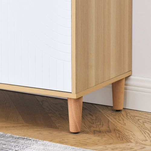 Wooden Storage Cabinet – With Doors & Adjustable Shelves