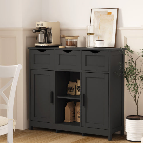 Multi-Drawer Storage Cabinet – Floor Cabinet for Living Room, Bedroom or Bathroom