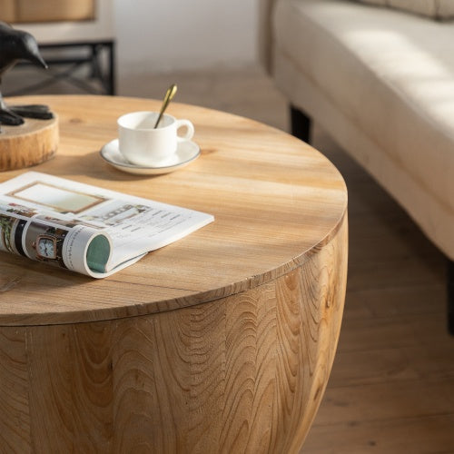 Vintage Bucket-Style Coffee Table Set