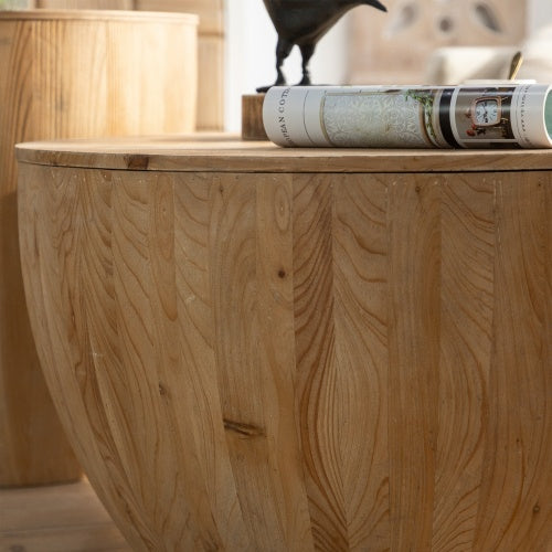 Vintage Bucket-Style Coffee Table Set