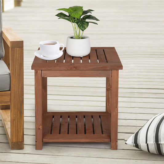 Solid Wood Square Patio Table