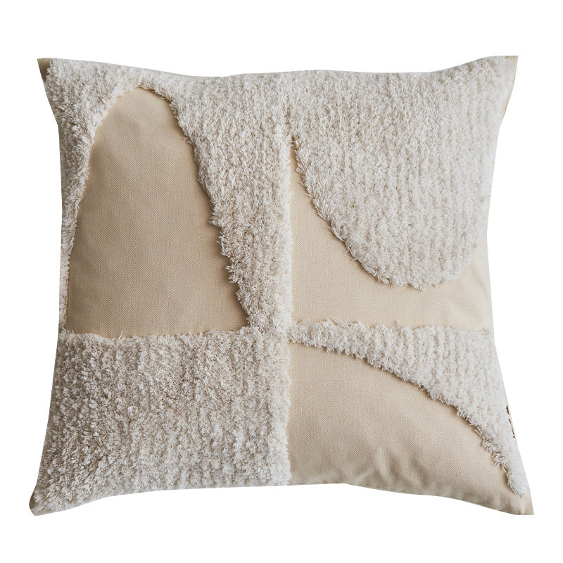 Living Room Sofa Embroidered Plain Color Home Cushion