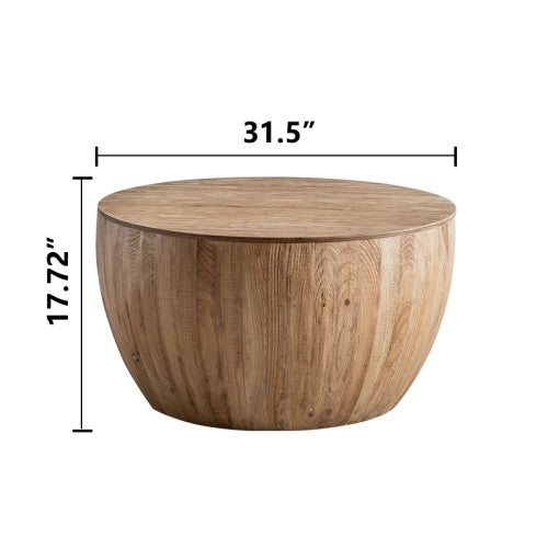Vintage Bucket-Style Coffee Table Set