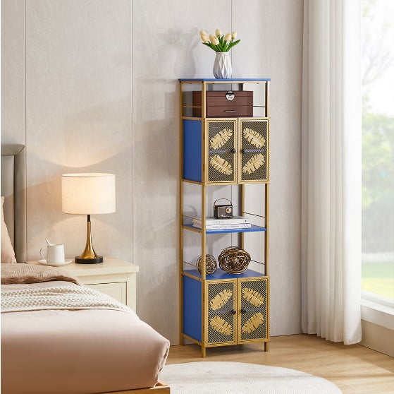 Slim Freestanding Cabinet – Tall Narrow Locker for Compact Spaces