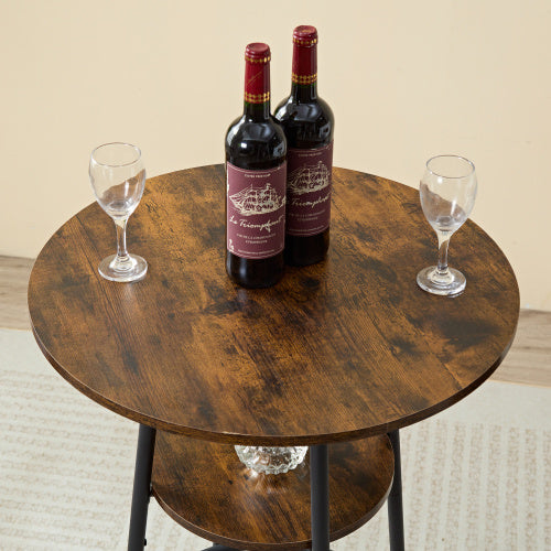 Three Piece Two Cushioned Bar Chairs With Backrests