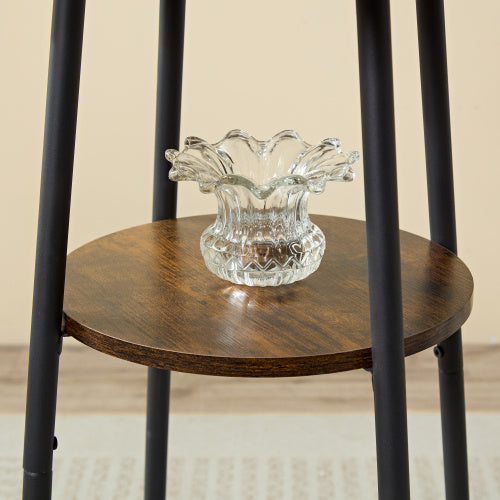 Three Piece Two Cushioned Bar Chairs With Backrests