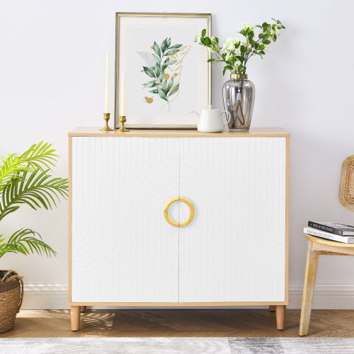Wooden Storage Cabinet – With Doors & Adjustable Shelves