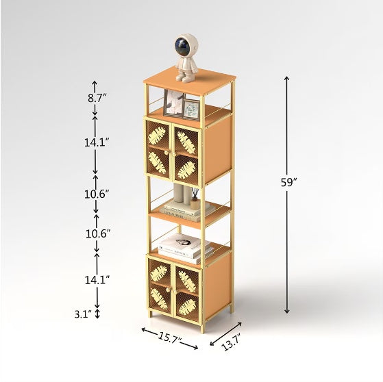 Slim Freestanding Cabinet – Tall Narrow Locker for Compact Spaces