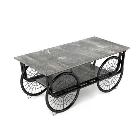 Retro Coffee Table with Sturdy Base