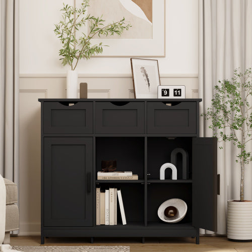 Multi-Drawer Storage Cabinet – Floor Cabinet for Living Room, Bedroom or Bathroom