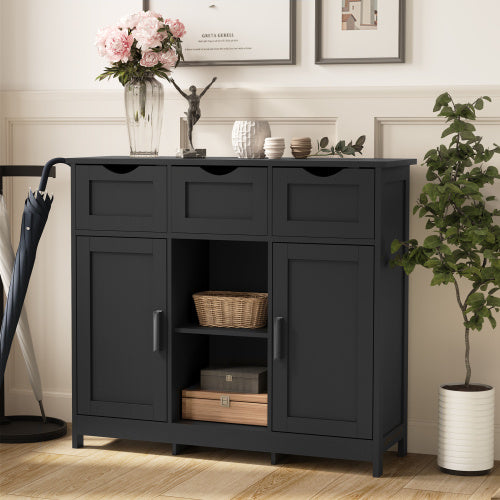 Multi-Drawer Storage Cabinet – Floor Cabinet for Living Room, Bedroom or Bathroom